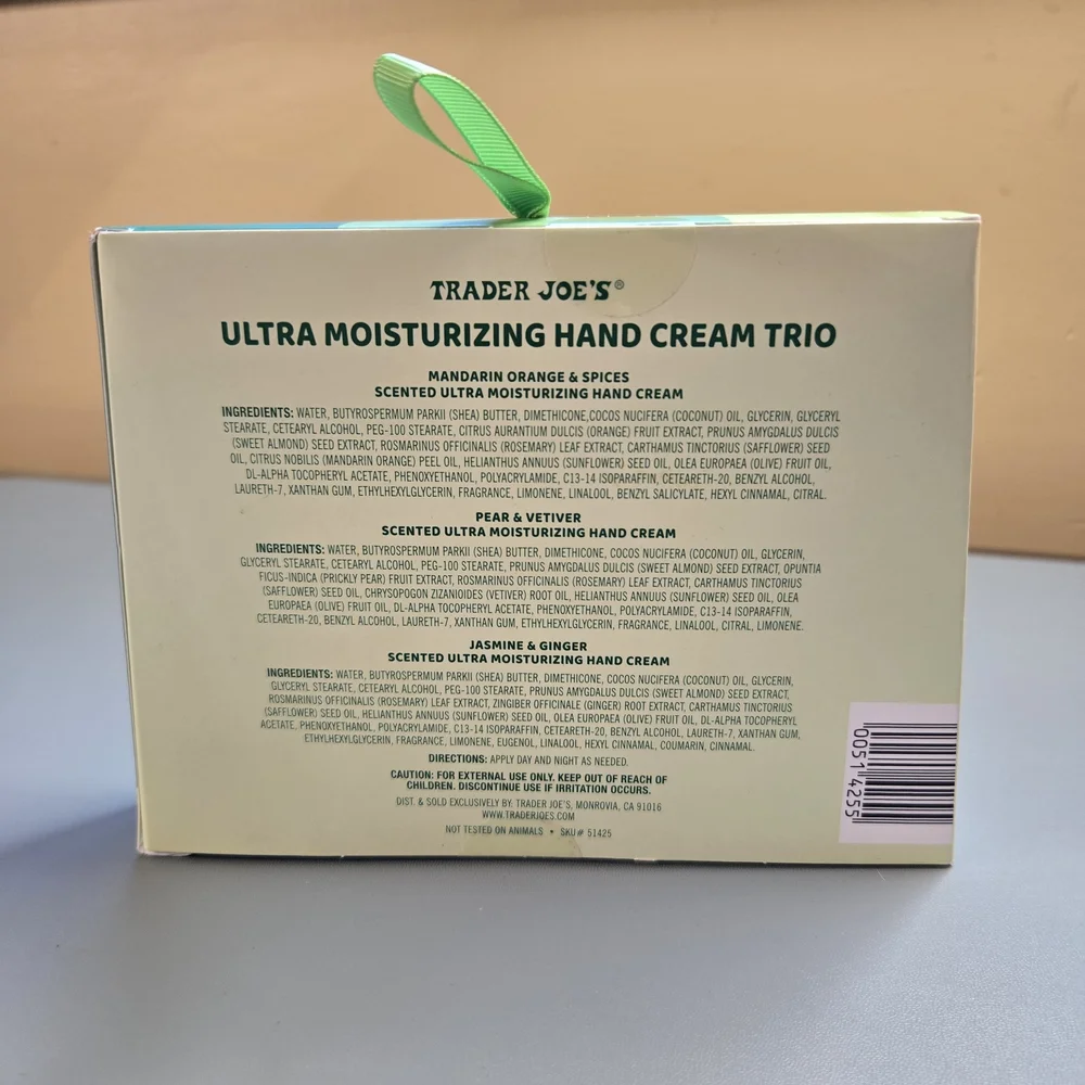 TRADER JOE'S Ultra Moisturizing Hand Cream Trio Gift Set